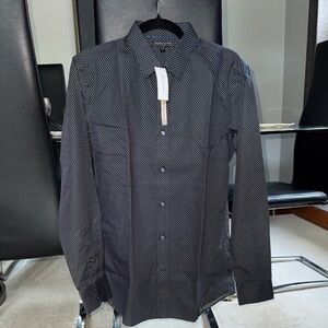 Banana Republic Black Casual Button Down Shirt
